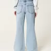 Low-Rise Light Wash Baggy Flare Jeans,Low-Rise Light Wash Baggy Flare Jeans Low-Rise Light Wash Baggy Flare Jeans,Low-Rise Light Wash Baggy Flare Jeans