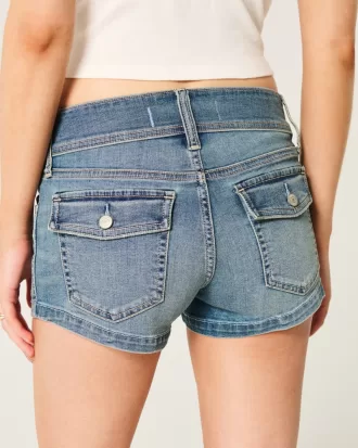 Low-Rise Light Wash Denim Shortie Shorts,Low-Rise Light Wash Denim Shortie Shorts Low-Rise Light Wash Denim Shortie Shorts,Low-Rise Light Wash Denim Shortie Shorts