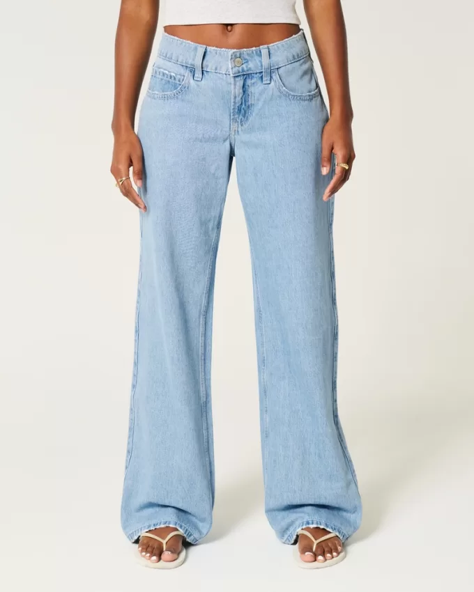 Low-Rise Light Wash Foldover Waist Baggy Jeans,Low-Rise Light Wash Foldover Waist Baggy Jeans Low-Rise Light Wash Foldover Waist Baggy Jeans,Low-Rise Light Wash Foldover Waist Baggy Jeans