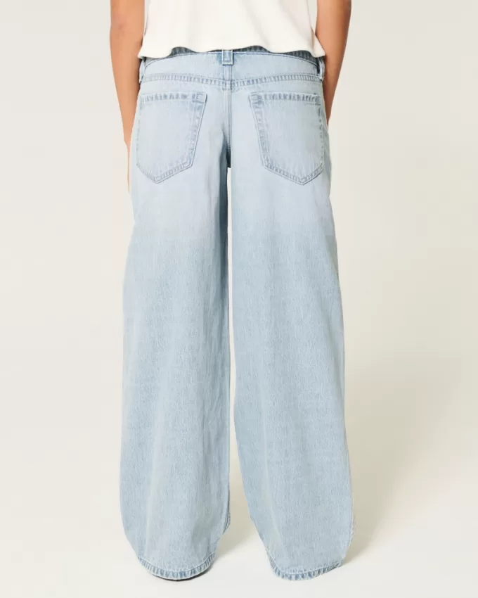 Low-Rise Light Wash Lace Stripe Super Baggy Jeans,Low-Rise Light Wash Lace Stripe Super Baggy Jeans Low-Rise Light Wash Lace Stripe Super Baggy Jeans,Low-Rise Light Wash Lace Stripe Super Baggy Jeans