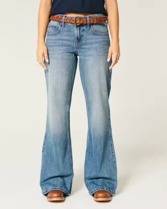Low-Rise Medium Wash Baggy Flare Jeans,Low-Rise Medium Wash Baggy Flare Jeans Low-Rise Medium Wash Baggy Flare Jeans,Low-Rise Medium Wash Baggy Flare Jeans