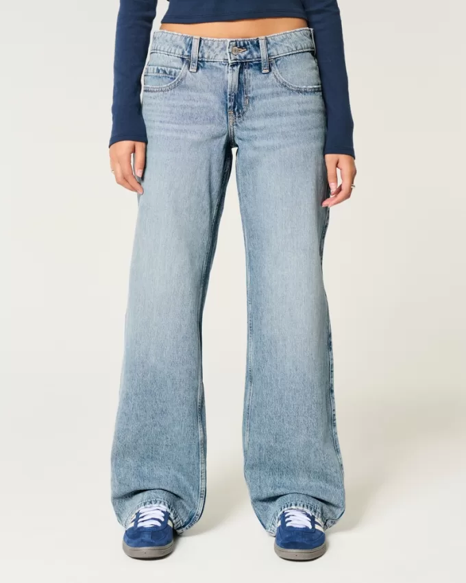 Low-Rise Medium Wash Baggy Jeans,Low-Rise Medium Wash Baggy Jeans Low-Rise Medium Wash Baggy Jeans,Low-Rise Medium Wash Baggy Jeans