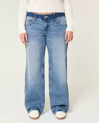 Low-Rise Medium Wash Baggy Jeans,Low-Rise Medium Wash Baggy Jeans Low-Rise Medium Wash Baggy Jeans,Low-Rise Medium Wash Baggy Jeans