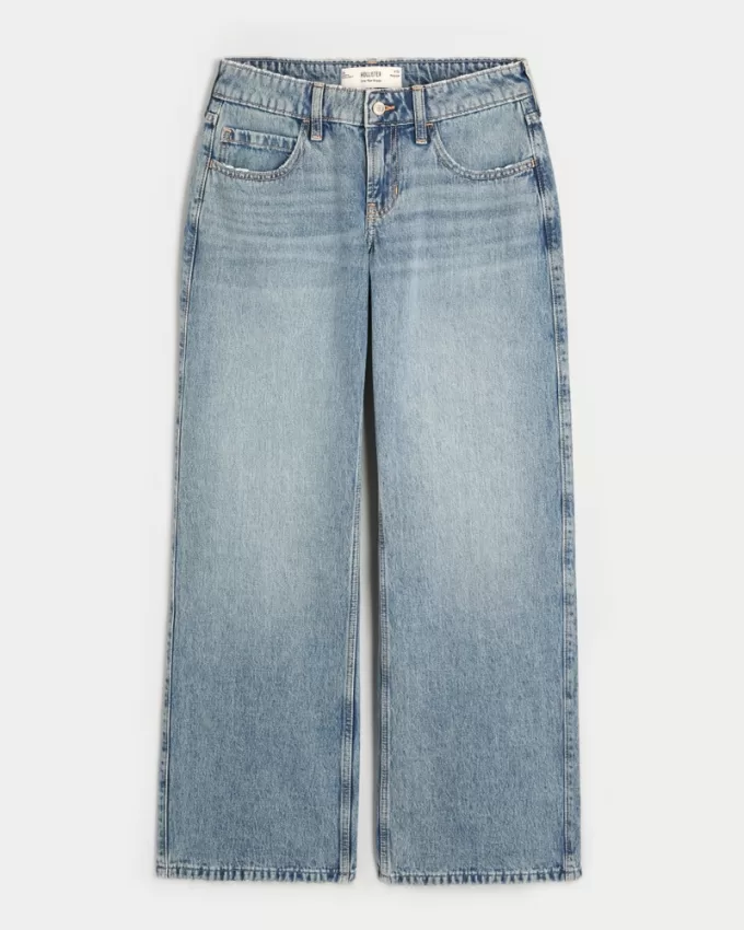 Low-Rise Medium Wash Baggy Jeans,Low-Rise Medium Wash Baggy Jeans Low-Rise Medium Wash Baggy Jeans,Low-Rise Medium Wash Baggy Jeans