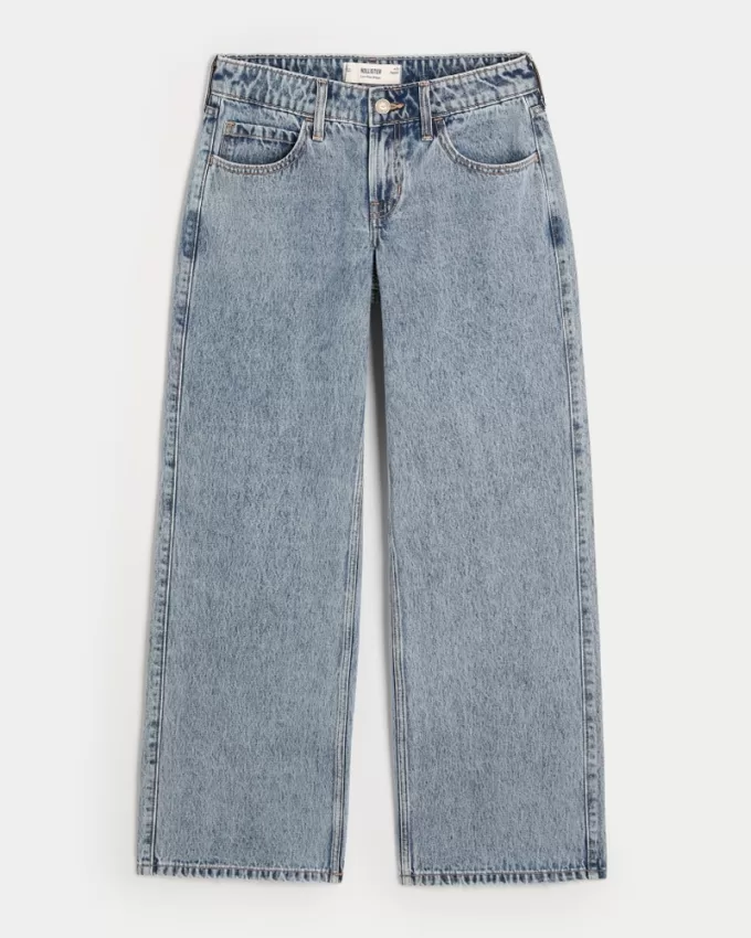 Low-Rise Medium Wash Baggy Jeans,Low-Rise Medium Wash Baggy Jeans Low-Rise Medium Wash Baggy Jeans,Low-Rise Medium Wash Baggy Jeans
