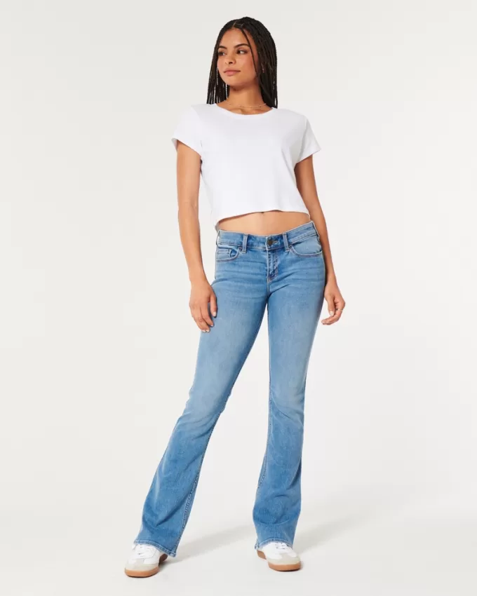 Low-Rise Medium Wash Boot Jeans,Low-Rise Medium Wash Boot Jeans Low-Rise Medium Wash Boot Jeans,Low-Rise Medium Wash Boot Jeans