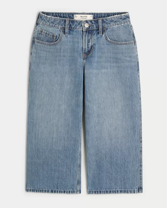 Low-Rise Medium Wash Capri Jeans,Low-Rise Medium Wash Capri Jeans Low-Rise Medium Wash Capri Jeans,Low-Rise Medium Wash Capri Jeans