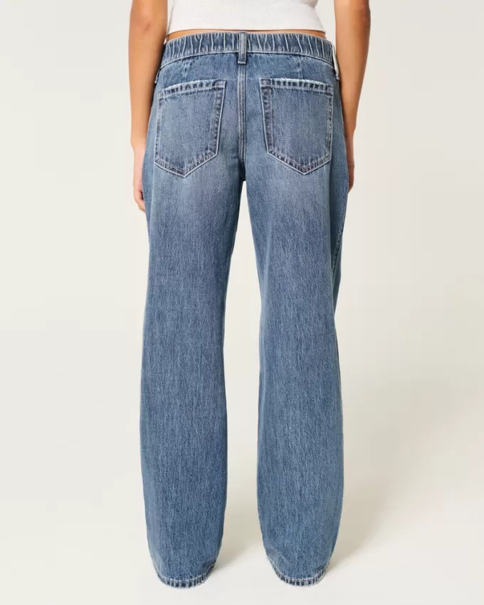 Low-Rise Medium Wash Comfort Waistband Baggy Jeans,Low-Rise Medium Wash Comfort Waistband Baggy Jeans Low-Rise Medium Wash Comfort Waistband Baggy Jeans,Low-Rise Medium Wash Comfort Waistband Baggy Jeans