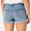 Low-Rise Medium Wash Denim Shorts,Low-Rise Medium Wash Denim Shorts Low-Rise Medium Wash Denim Shorts,Low-Rise Medium Wash Denim Shorts