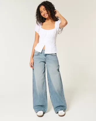 Low-Rise Medium Wash Super Baggy Jeans,Low-Rise Medium Wash Super Baggy Jeans Low-Rise Medium Wash Super Baggy Jeans,Low-Rise Medium Wash Super Baggy Jeans