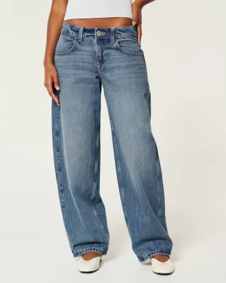 Low-Rise Medium Wash Tapered Baggy Jeans,Low-Rise Medium Wash Tapered Baggy Jeans Low-Rise Medium Wash Tapered Baggy Jeans,Low-Rise Medium Wash Tapered Baggy Jeans