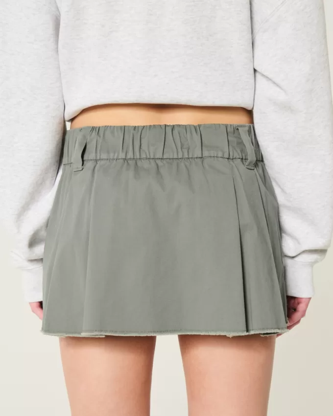 Low-Rise Pleated Poplin Mini Skort,Low-Rise Pleated Poplin Mini Skort Low-Rise Pleated Poplin Mini Skort,Low-Rise Pleated Poplin Mini Skort