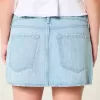 Low-Rise Railroad Stripe Denim Mini Skort,Low-Rise Railroad Stripe Denim Mini Skort Low-Rise Railroad Stripe Denim Mini Skort,Low-Rise Railroad Stripe Denim Mini Skort