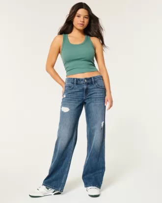 Low-Rise Ripped Dark Wash Baggy Jeans,Low-Rise Ripped Dark Wash Baggy Jeans Low-Rise Ripped Dark Wash Baggy Jeans,Low-Rise Ripped Dark Wash Baggy Jeans
