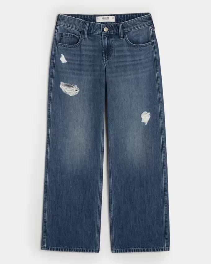 Low-Rise Ripped Dark Wash Baggy Jeans,Low-Rise Ripped Dark Wash Baggy Jeans Low-Rise Ripped Dark Wash Baggy Jeans,Low-Rise Ripped Dark Wash Baggy Jeans