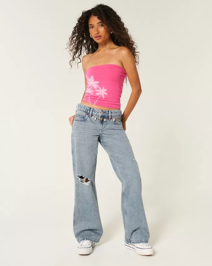 Low-Rise Ripped Light Wash Baggy Jeans,Low-Rise Ripped Light Wash Baggy Jeans Low-Rise Ripped Light Wash Baggy Jeans,Low-Rise Ripped Light Wash Baggy Jeans