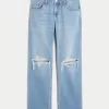 Low-Rise Ripped Medium Wash Relaxed Straight Jeans,Low-Rise Ripped Medium Wash Relaxed Straight Jeans Low-Rise Ripped Medium Wash Relaxed Straight Jeans,Low-Rise Ripped Medium Wash Relaxed Straight Jeans
