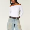 Low-Rise Tinted Mud Wash Baggy Jort,Low-Rise Tinted Mud Wash Baggy Jort