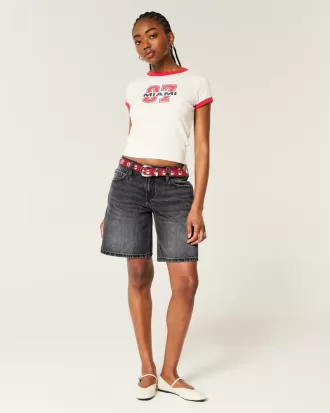 Low-Rise Washed Black Baggy Jort,Low-Rise Washed Black Baggy Jort Low-Rise Washed Black Baggy Jort,Low-Rise Washed Black Baggy Jort