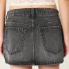 Low-Rise Washed Black Denim Mini Skort,Low-Rise Washed Black Denim Mini Skort Low-Rise Washed Black Denim Mini Skort,Low-Rise Washed Black Denim Mini Skort