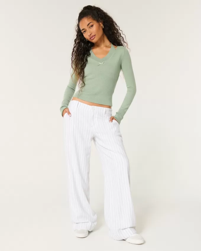 Low-Rise Wide-Leg Pants,Low-Rise Wide-Leg Pants Low-Rise Wide-Leg Pants,Low-Rise Wide-Leg Pants