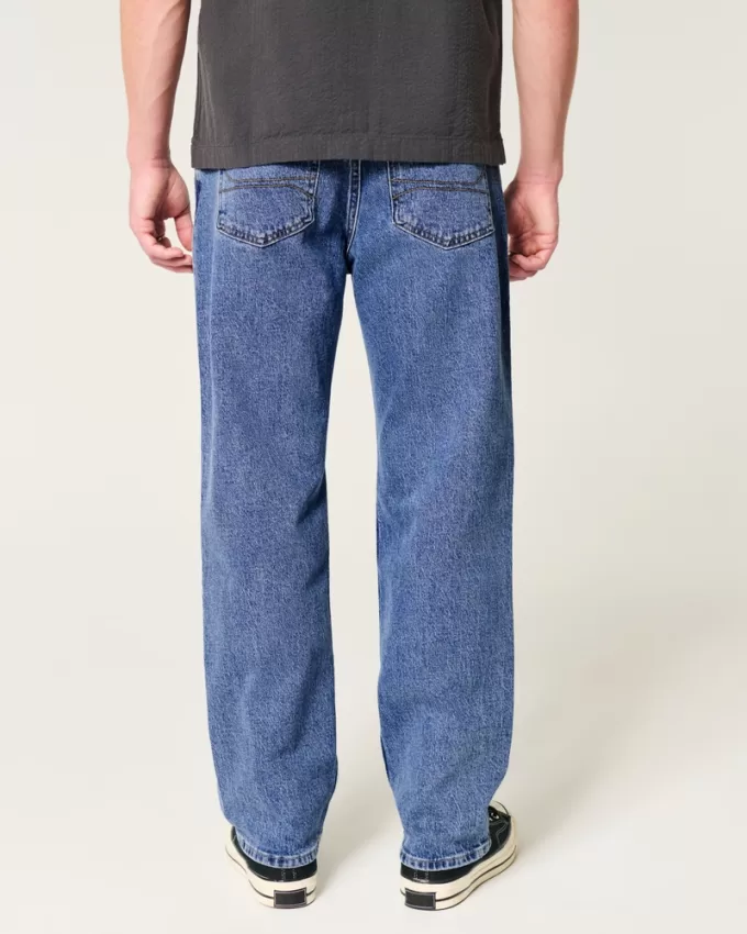 Medium Wash Loose Jeans,Medium Wash Loose Jeans Medium Wash Loose Jeans,Medium Wash Loose Jeans
