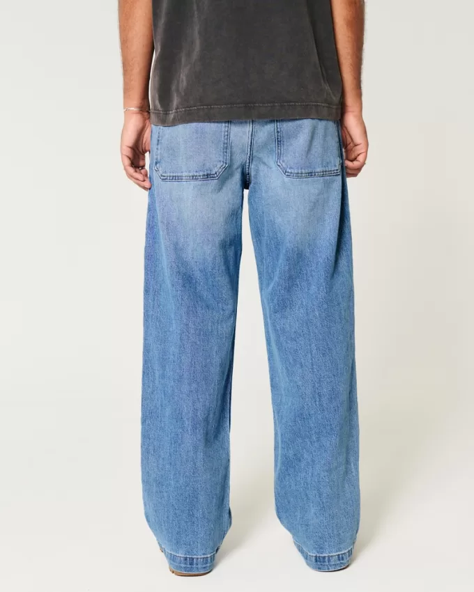 Medium Wash Super Baggy Jeans,Medium Wash Super Baggy Jeans Medium Wash Super Baggy Jeans,Medium Wash Super Baggy Jeans