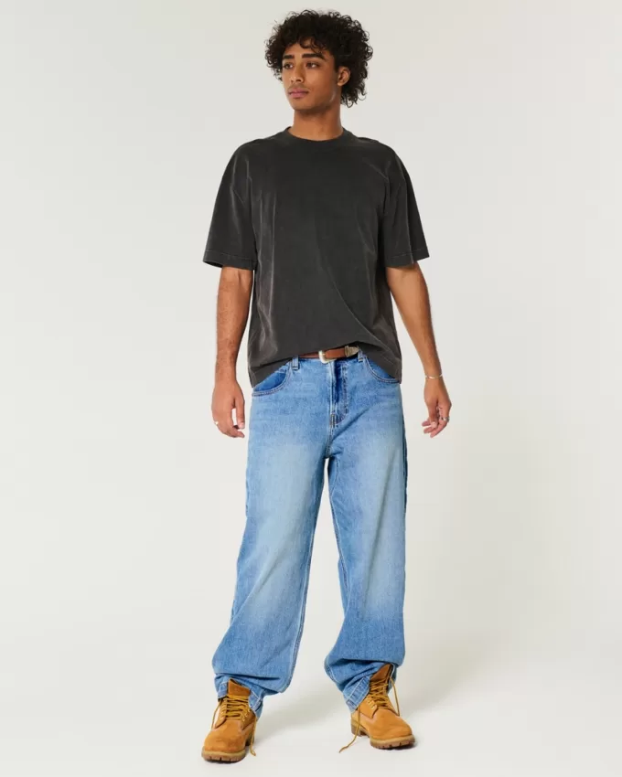 Medium Wash Super Baggy Jeans,Medium Wash Super Baggy Jeans Medium Wash Super Baggy Jeans,Medium Wash Super Baggy Jeans