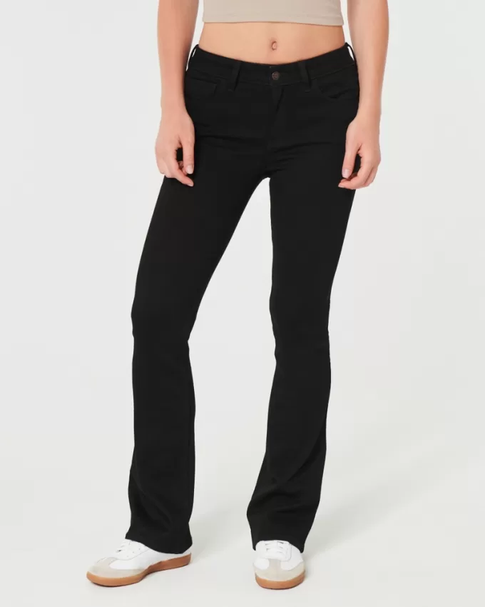 Mid-Rise Black Boot Jeans,Mid-Rise Black Boot Jeans Mid-Rise Black Boot Jeans,Mid-Rise Black Boot Jeans