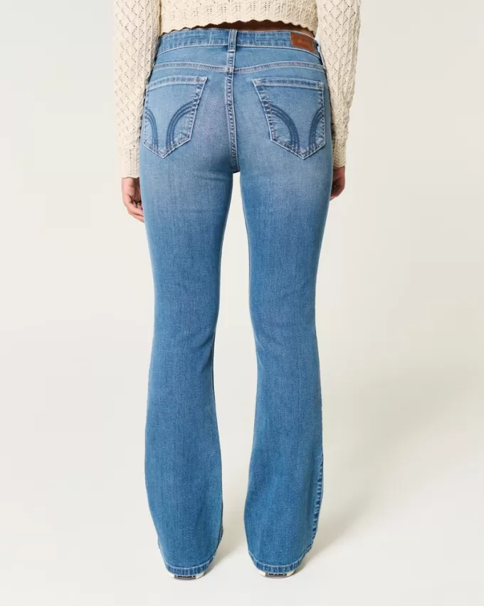 Mid-Rise Medium Wash Boot Jeans,Mid-Rise Medium Wash Boot Jeans Mid-Rise Medium Wash Boot Jeans,Mid-Rise Medium Wash Boot Jeans