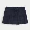 Mid-Rise Pleated Mini Skort,Mid-Rise Pleated Mini Skort Mid-Rise Pleated Mini Skort,Mid-Rise Pleated Mini Skort