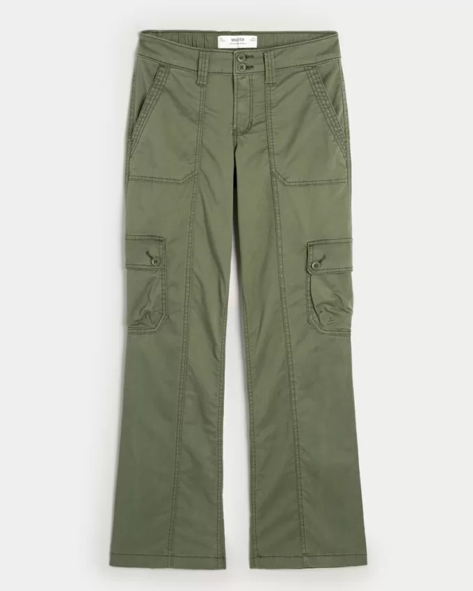 Mid-Rise Relaxed Cargo Boot Pants,Mid-Rise Relaxed Cargo Boot Pants Mid-Rise Relaxed Cargo Boot Pants,Mid-Rise Relaxed Cargo Boot Pants