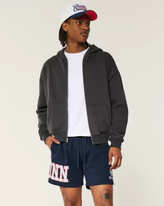 Mid-Thigh Fleece UConn Huskies Graphic Shorts,Mid-Thigh Fleece UConn Huskies Graphic Shorts Mid-Thigh Fleece UConn Huskies Graphic Shorts,Mid-Thigh Fleece UConn Huskies Graphic Shorts