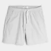 Mid-Thigh Linen-Blend Pull-On Shorts,Mid-Thigh Linen-Blend Pull-On Shorts Mid-Thigh Linen-Blend Pull-On Shorts,Mid-Thigh Linen-Blend Pull-On Shorts