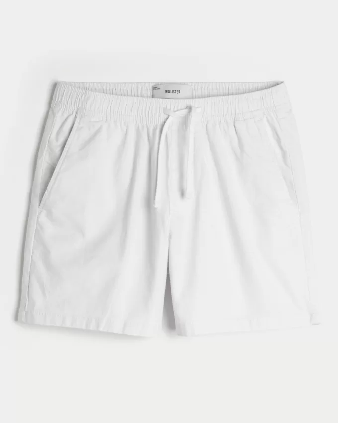 Mid-Thigh Linen-Blend Pull-On Shorts,Mid-Thigh Linen-Blend Pull-On Shorts Mid-Thigh Linen-Blend Pull-On Shorts,Mid-Thigh Linen-Blend Pull-On Shorts