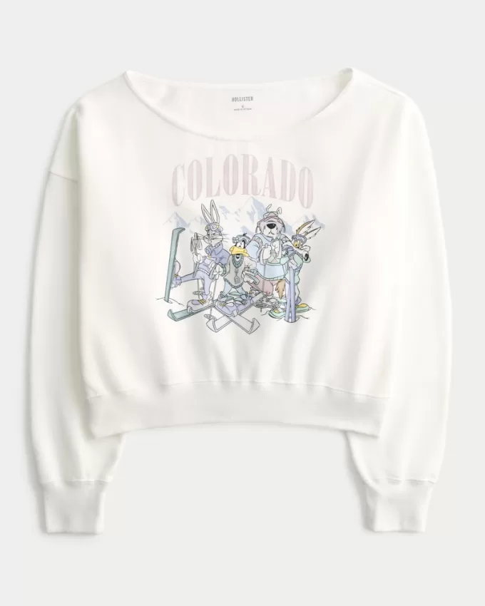 Mini Looney Tunes Colorado Graphic Sweatshirt,Mini Looney Tunes Colorado Graphic Sweatshirt
