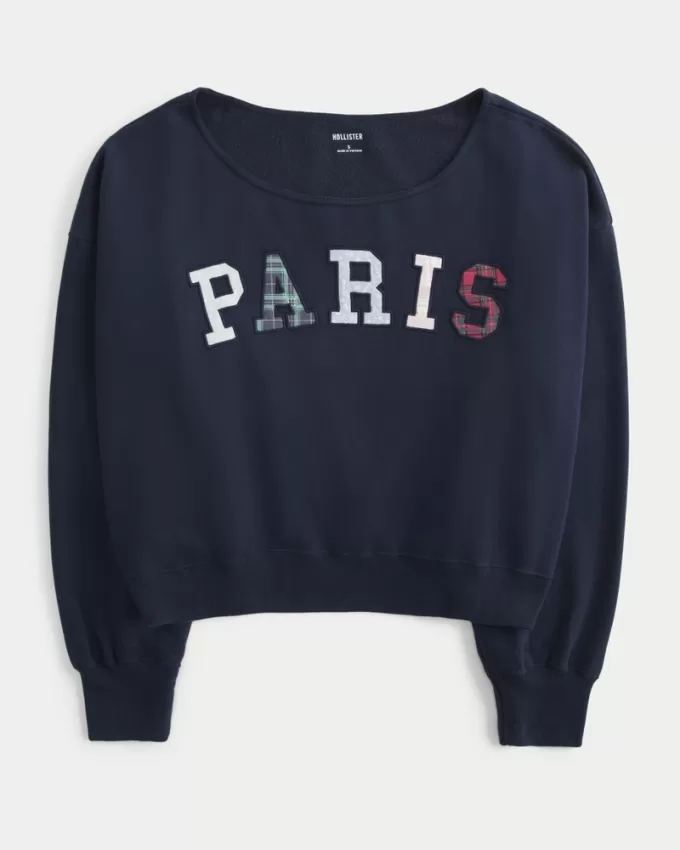 Mini Paris Graphic Sweatshirt,Mini Paris Graphic Sweatshirt