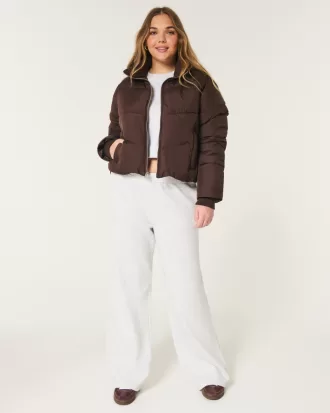 Mini Zip-Up Puffer Jacket,Mini Zip-Up Puffer Jacket