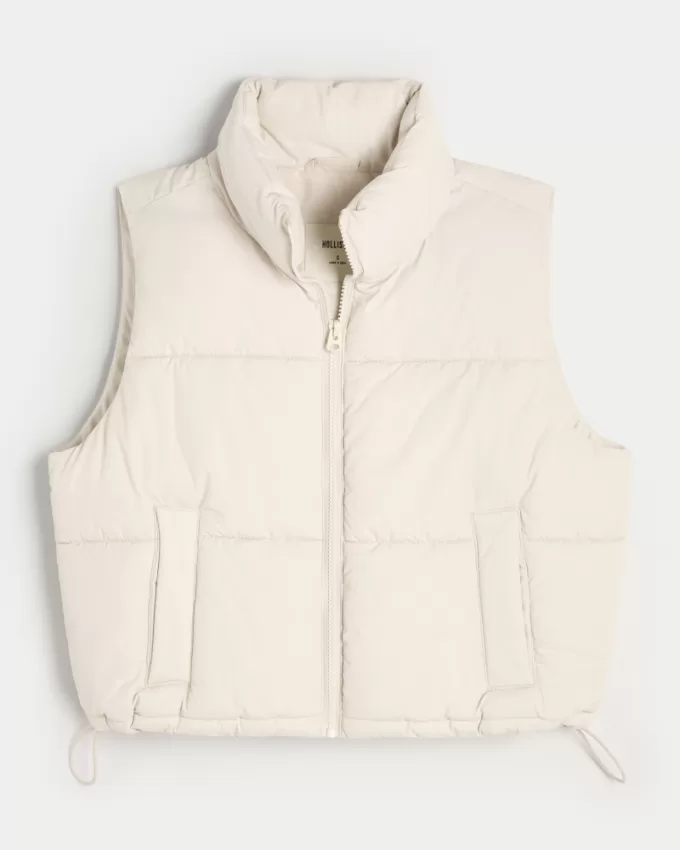 Mini Zip-Up Puffer Vest,Mini Zip-Up Puffer Vest Mini Zip-Up Puffer Vest,Mini Zip-Up Puffer Vest