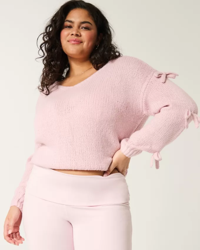 Off-the-Shoulder Bow Applique Sweater,Off-the-Shoulder Bow Applique Sweater Off-the-Shoulder Bow Applique Sweater,Off-the-Shoulder Bow Applique Sweater