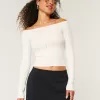 Off-the-Shoulder Cable-Knit Sweater,Off-the-Shoulder Cable-Knit Sweater