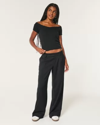 Off-the-Shoulder Lace Trim Top,Off-the-Shoulder Lace Trim Top Off-the-Shoulder Lace Trim Top,Off-the-Shoulder Lace Trim Top