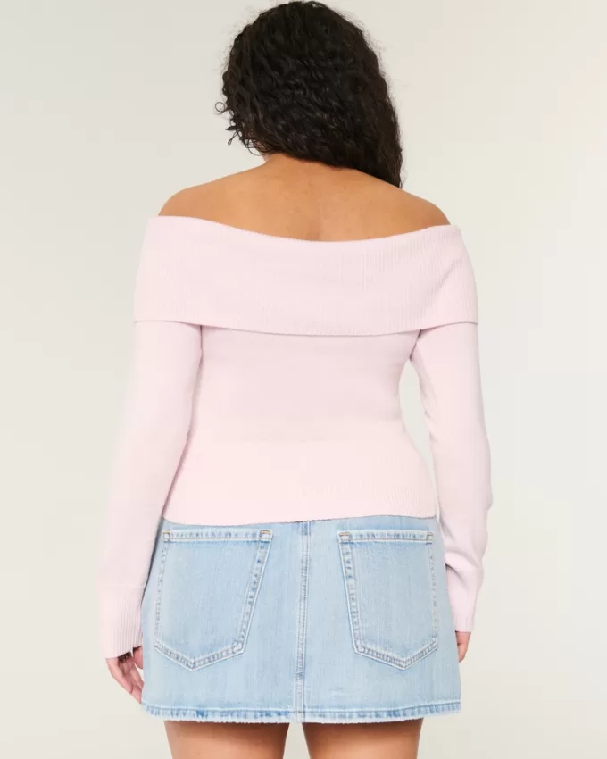 Off-the-Shoulder Sweater,Off-the-Shoulder Sweater