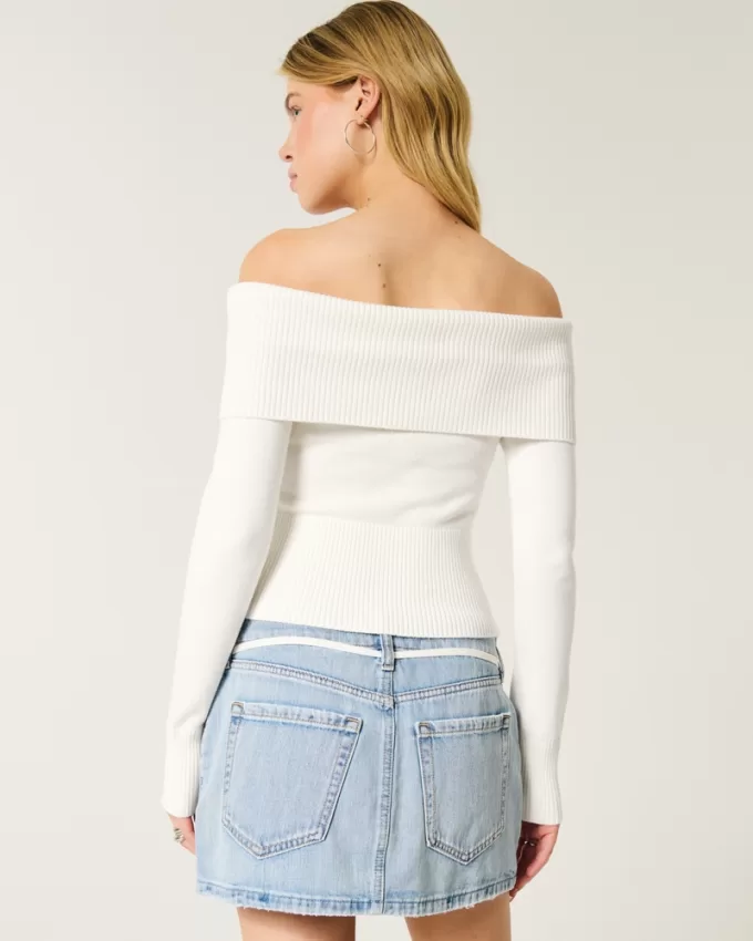 Off-the-Shoulder Sweater,Off-the-Shoulder Sweater Off-the-Shoulder Sweater,Off-the-Shoulder Sweater