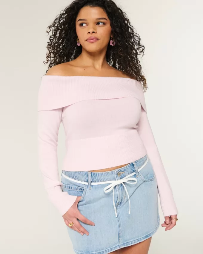 Off-the-Shoulder Sweater,Off-the-Shoulder Sweater