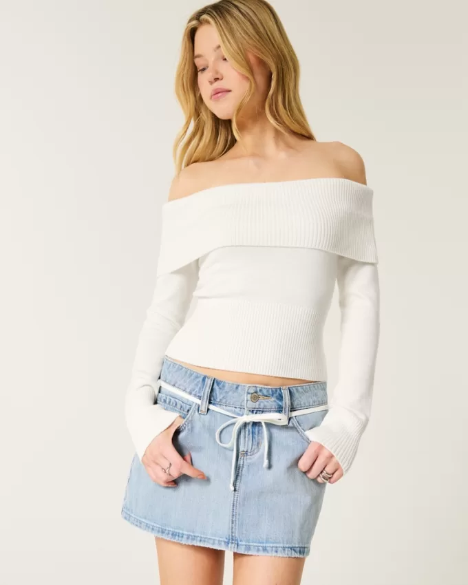Off-the-Shoulder Sweater,Off-the-Shoulder Sweater Off-the-Shoulder Sweater,Off-the-Shoulder Sweater