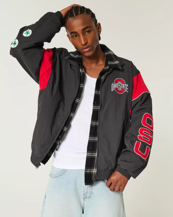 Ohio State University Graphic Windbreaker Jacket,Ohio State University Graphic Windbreaker Jacket Ohio State University Graphic Windbreaker Jacket,Ohio State University Graphic Windbreaker Jacket