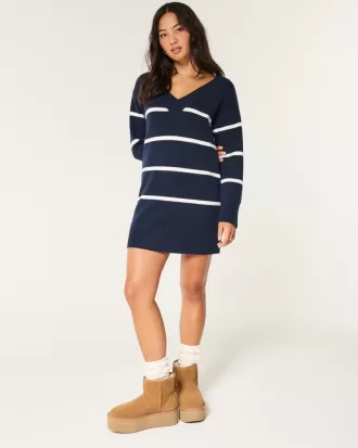 On/Off the shoulder Jersey Sweater Dress,On/Off the shoulder Jersey Sweater Dress