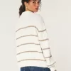 Oversized Cable-Knit Half-Zip Sweater,Oversized Cable-Knit Half-Zip Sweater Oversized Cable-Knit Half-Zip Sweater,Oversized Cable-Knit Half-Zip Sweater