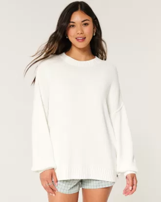 Oversized Crew Sweater,Oversized Crew Sweater
